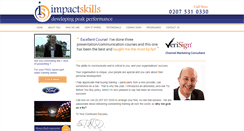 Desktop Screenshot of impactskills.com